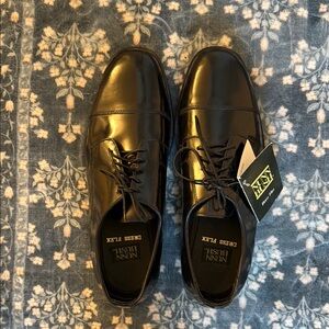 Nunn Bush Men's Black Dress Flex Shoes